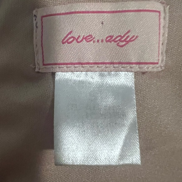 love...ady Navy Floral Lace Midi Dress - Picture 5 of 5